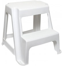 Табурет Step зі сходинкою білий