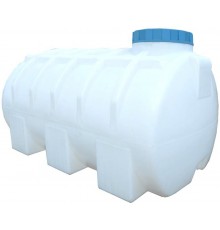 Ємність 1500 л горизонтальна ГО ПБ біла