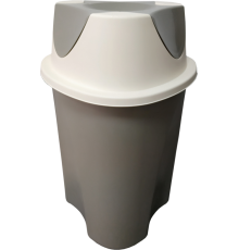 Відро для сміття Planet Twist 23 л сірий - крем