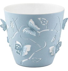 Горщик для квітів 3D 1,4 л світло-блакитний