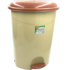 Відро для сміття з педаллю Planet №5 50 л бежеве