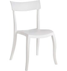 Стілець Papatya Hera-SP RATTAN білий