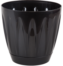 Горщик для квітів Daisy 0,7 л чорний