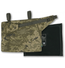 Каремат-сидушка Kiborg з балістичним пакетом 1 клас захисту Militex 20mm Cordura Pixel