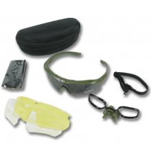 Тактичні окуляри Polarized uv400 C5 з 3 лінзами та Хакі оправа