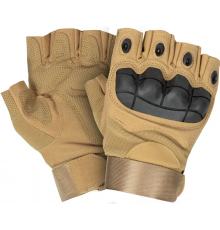 Рукавиці безпалі з кісточками Каучукові Outdoor Tactics Койот XL