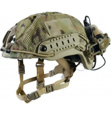 Комплект Coyote: FAST PE + навушники EARMOR M32 + кавер мультикам + адаптери чебурашки