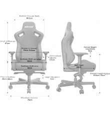 Крісло ігрове Anda Seat Kaiser 2 Brown Size XL