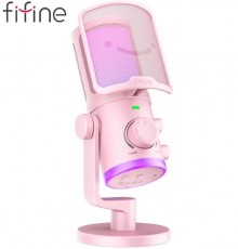 Конденсаторний USB Мікрофон Fifine AM6 Pink