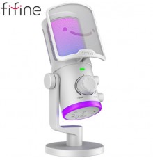 Конденсаторний USB Мікрофон Fifine AM6 White
