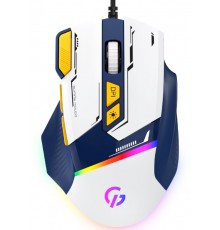 Ігрова дротова мишка GamePro GM300BL Blue-White