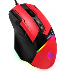 Ігрова дротова мишка GamePro GM300R Red-Black