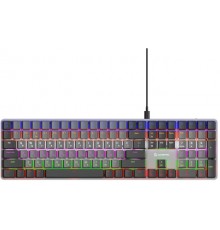 Дротова механічна клавіатура GamePro MK145R Red Swich Low Profile Dark Gray