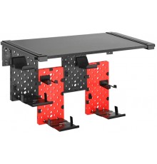 Настінна дошка-органайзер з полицею Officepro WSO188 Black/Red