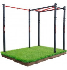 Драбина вулична горизонтальна з турніком для підтягувань K-Sport KSOZ009