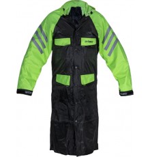 Плащ для мотоцикліста W-TEC Quilda - розмір XS / чорно-флуо-жовтий