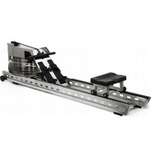Веслувальний тренажер водний WaterRower S1 LoRise S4 Steel сірий