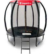 Батут inSPORTline Flea PRO з внутрішньою сіткою 183 см чорний