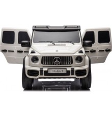 Дитяча акумуляторна машинка Mercedes Benz G63 AMG XXL Біла