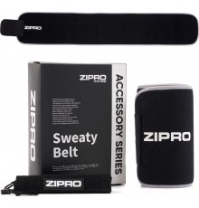 Пояс для схуднення Zipro SWEATY BELT 110 х 20 см чорний