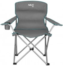 Крісло для кемпінгу NILS CAMP NC3079 сіро-зелений