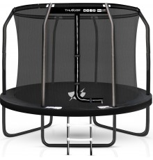 Батут THUNDER INSIDE ELITE з внутрішньою сіткою 14 футів 427 см чорний