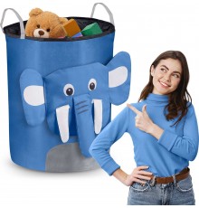 Кошик для іграшок Nukido блакитний слоник