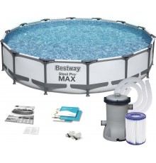 Басейн каркасний 10в1 Bestway 56595 Steel Pro 427 см