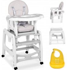 Стільчик для годування 5-в-1 Ricokids Sinco сірий