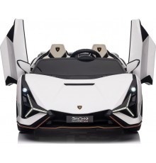 Дитяча акумуляторна машинка Lamborghini SIAN Біла