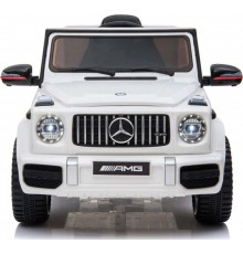 Дитяча акумуляторна машинка Mercedes AMG G63. Біла