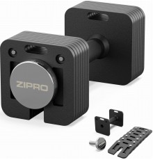 Гантель Zipro SQUARE з регульованим навантаженням 16 кг