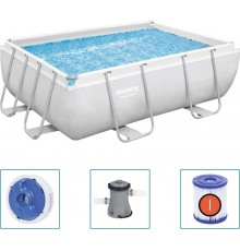 Басейн каркасний прямокутний 4в1 Bestway 56629, 282 x 196 x 84 см