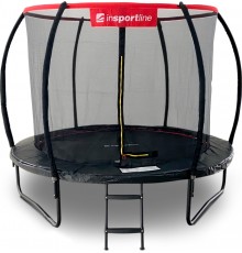 Батут inSPORTline Flea PRO з внутрішньою сіткою 305 см чорний