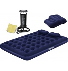 Надувний матрац з насосом і подушками 203 x 152 x 22 см Bestway 67374