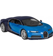 Bugatti Chiron blue RASTAR модель 1:14 Автомобіль на дистанційному керуванні + світлодіодні фари + пульт 2,4 ГГц