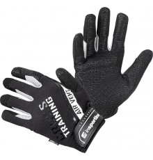 Фітнес рукавиці inSPORTline Taladaro - чорний-білий / XXL