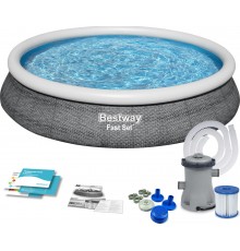 Басейн надувний 9в1 Bestway 57313N, 457 x 84 см