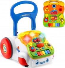 Каталка 2-в-1 інтерактивна Ricokids біла