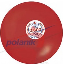 Гумовий м'яч Polanik TRIAL super soft 0,6 кг червоний