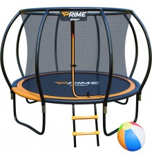 Батут PRIME SPORT INSIDE TITANPRO з внутрішньою сіткою 10 футів оранжевий