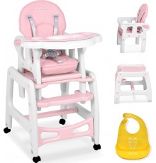 Стільчик для годування 5-в-1 Ricokids Sinco рожевий