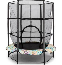 Батут KLARFIT Rocketkid 4 з внутрішньою сіткою 140 см різнокольоровий