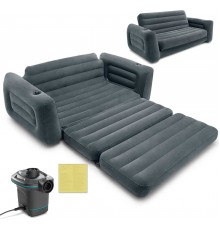 Диван надувний 2в1 Intex 66552+66640 Velvet + насос