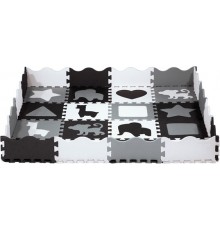 Пазл з манежем MD03 KID'S PLAYPEN GREY 140x140CM NILS FUN 36 елементів