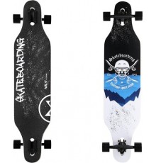 Лонгборд NILS EXTREME SKULL WOOD SKATE