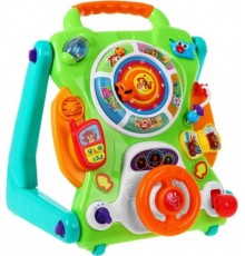 Інтерактивна катанка 4 в 1 для дітей 9-18 місяців + Коляска + Стіл + Сенсорна дошка + Путівник