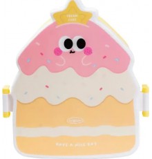 Ланч-бокс дитячий TS Kitchen зі столовими приладами Cake 20 х 18 х 8 см, різнокольоровий