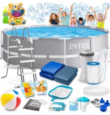 Басейн каркасний 17in1 INTEX 26716, 366 x 99 см + машина для створення бульбашок