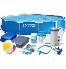 Басейн каркасний 16в1 INTEX 28212, 366 x 76 см, синій